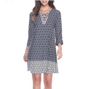 Pullover Three-Quarter Sleeve Dress